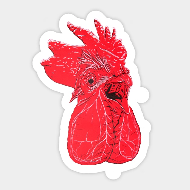 Cockatrice Sticker by RaLiz